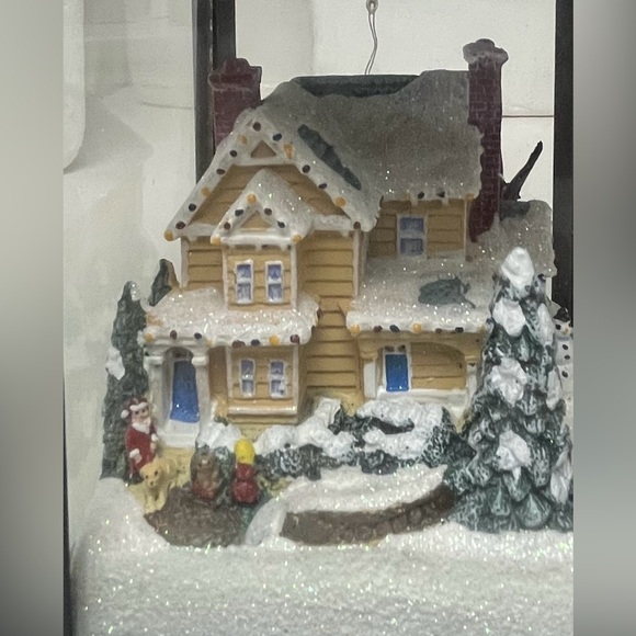 Bradford Exchange “Joy” Holiday Light up Detailed Holiday Lantern - Picture 2 of 13
